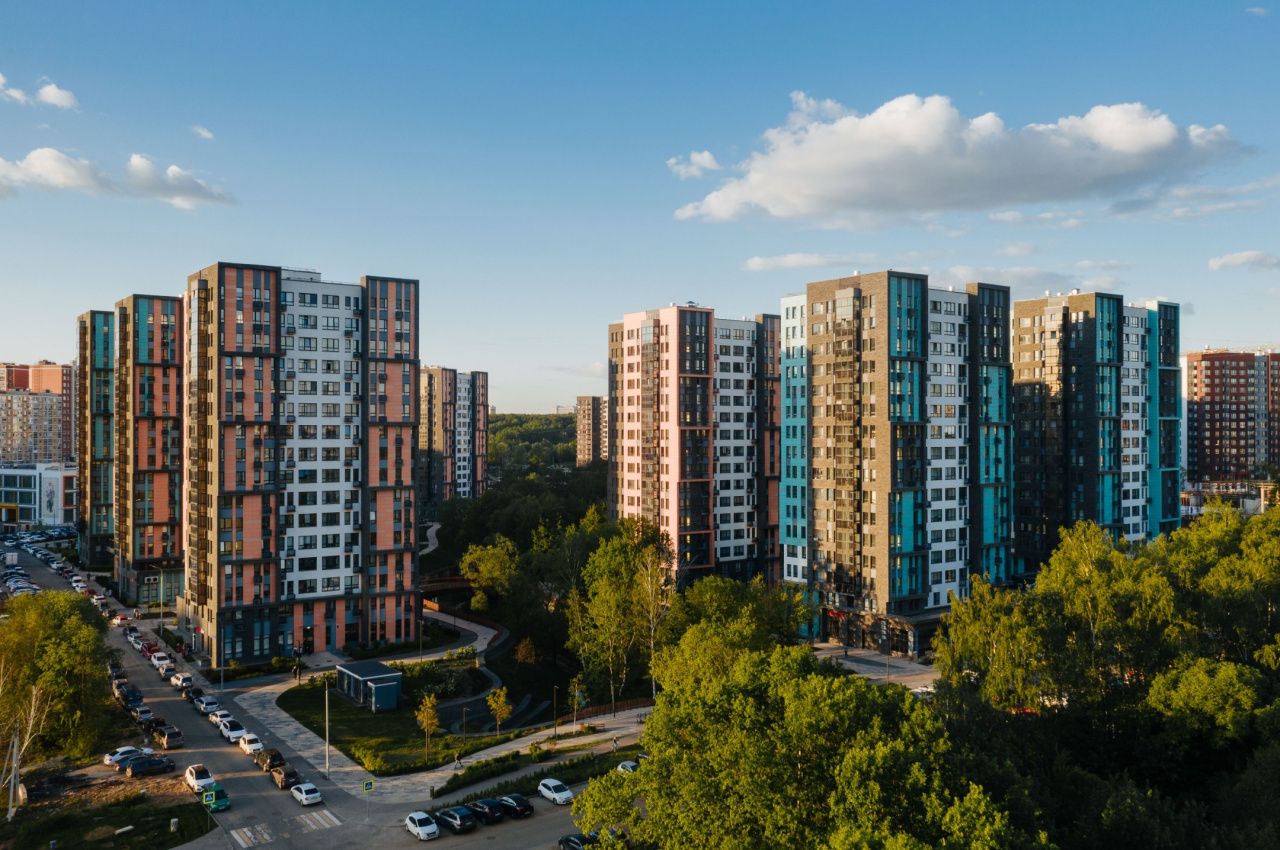 фасад дома, здание по адресу г Москва, р-н Коммунарка, Скандинавский б-р 